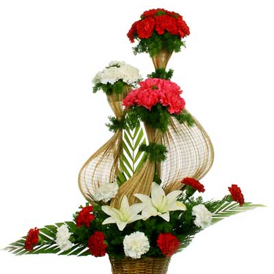 "Flameless Antique white Lantern Lamp, 500gms of Laddu - Click here to View more details about this Product